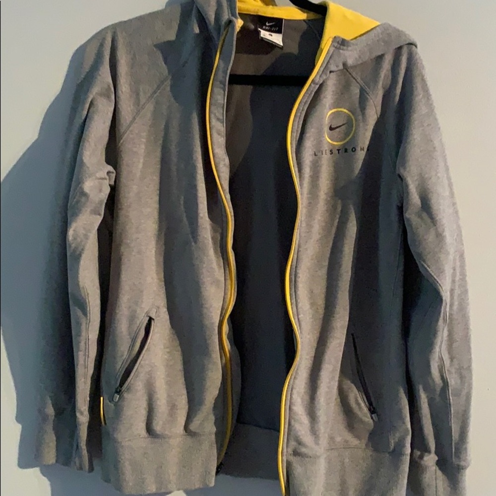 Live Strong Nike jacket.